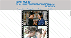 Desktop Screenshot of cinema88.de